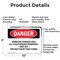 Signmission Herbicide Storage Area Danger Sign, Aluminum, 10in W x 7in L, 2PK OS-2PACK-DS-A-710-L-1974 - alternate 8